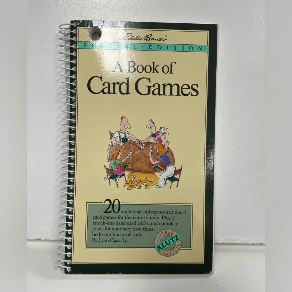 A Book of Card Games - Black and Cream